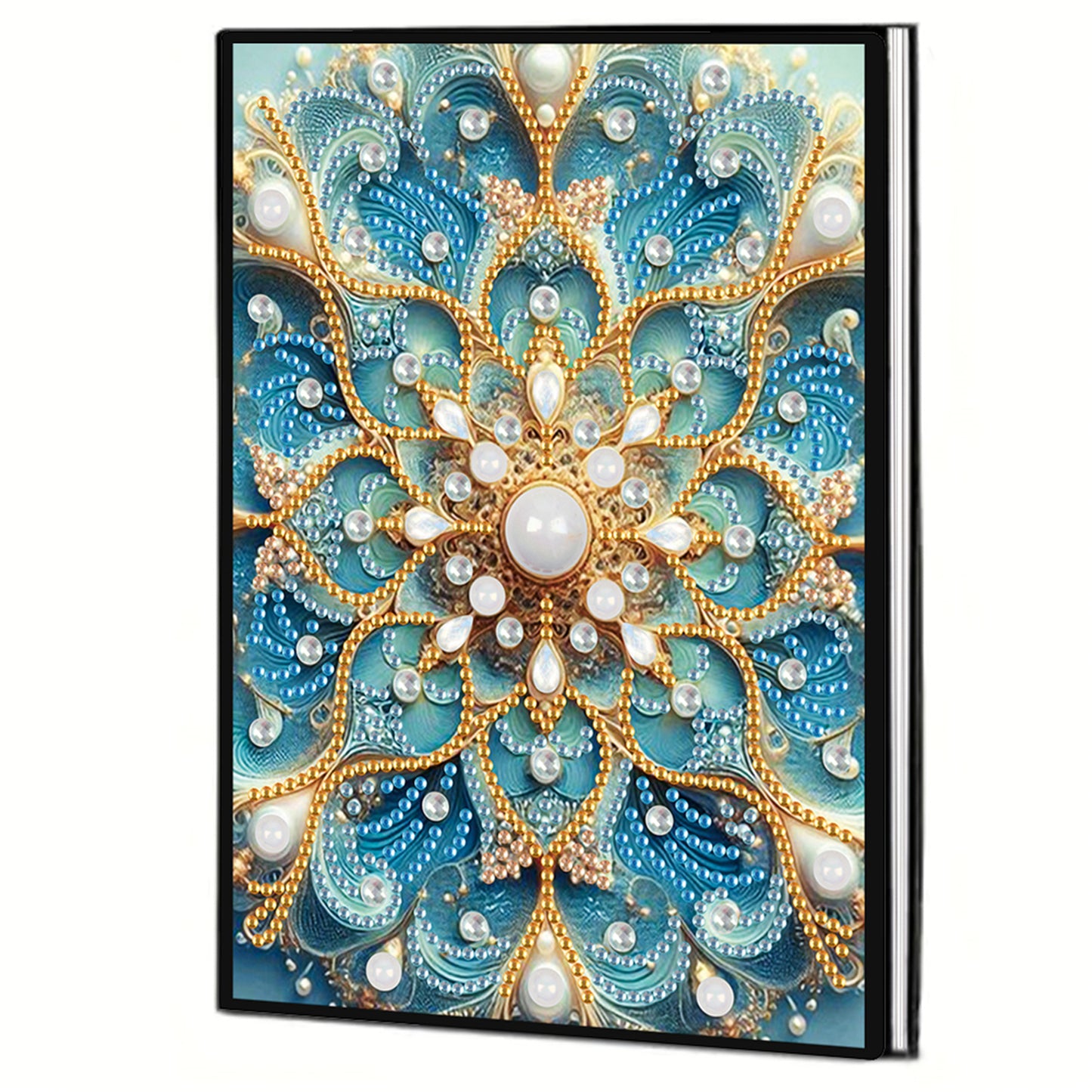 2pcs Mandala Partial DIY 50 Pages A5 Diamond Painting Notebook for Study Home