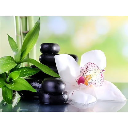 Flower - Full Round Drill Diamond Painting 40*30CM