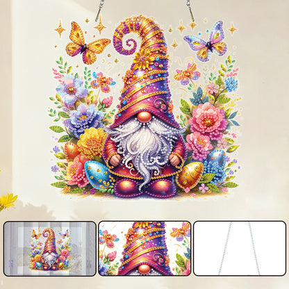 Butterfly Gnome 2D Flat DIY Special Shape Hanging Diamond Art Kits Wall Decor