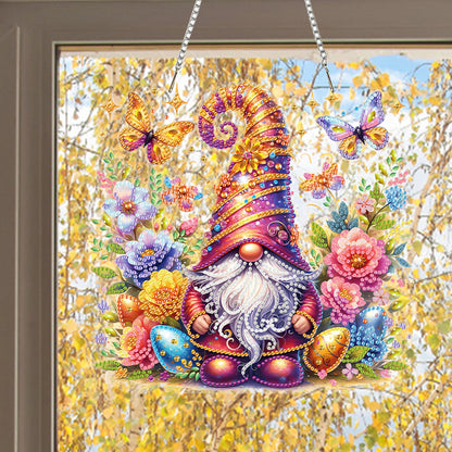 Butterfly Gnome 2D Flat DIY Special Shape Hanging Diamond Art Kits Wall Decor