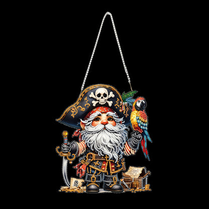Pirate Gnome 2D Flat DIY Special Shape Hanging Diamond Art Kits Wall Decor