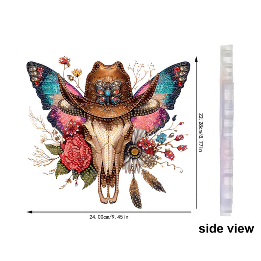 Butterfly Cowboy Sku 2D Flat DIY Special Shape Diamond Art Hanging Pendant Kit