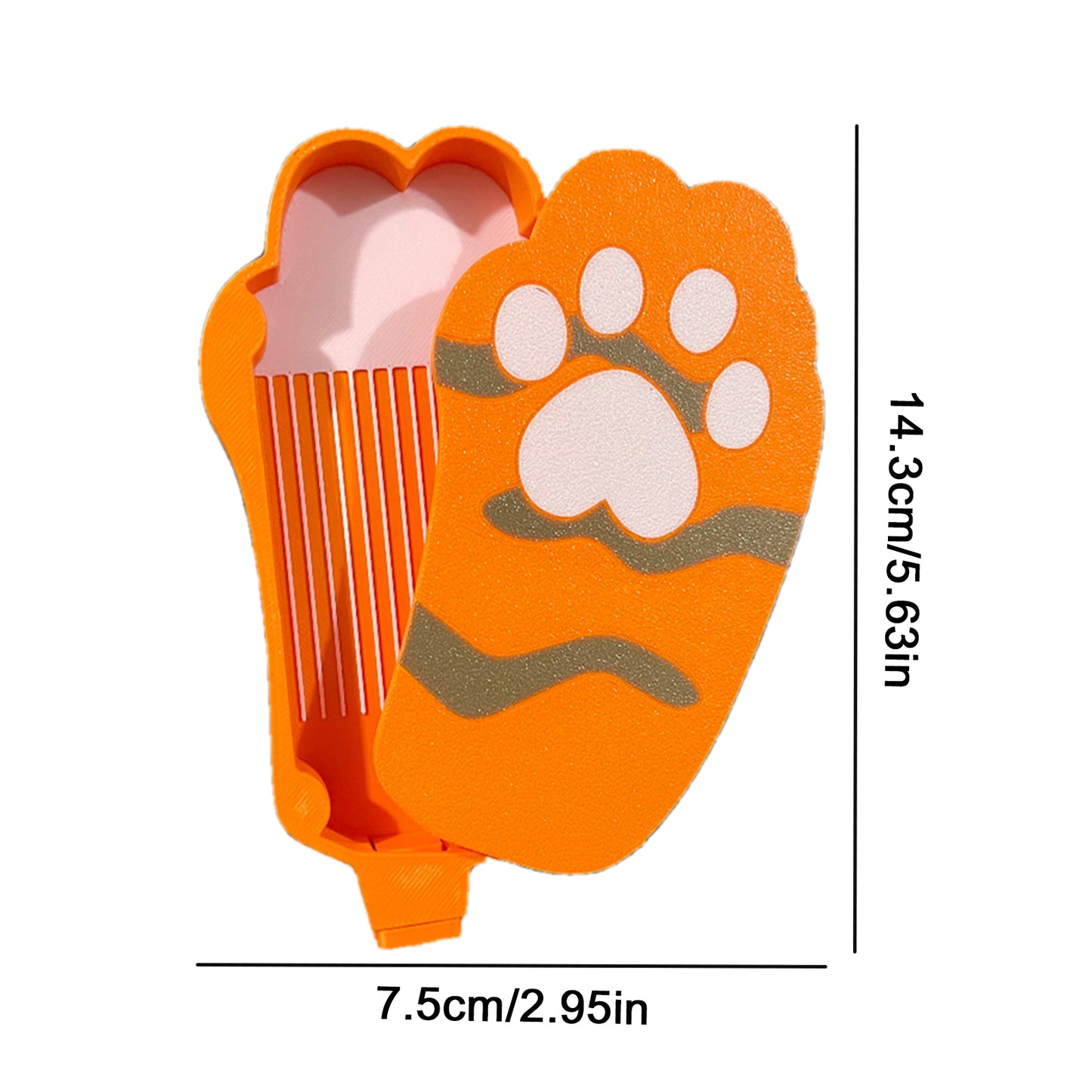 Diamond Painting Tray Organizer with Magnetic Lid for DIY Crafts Beads (Brown L)