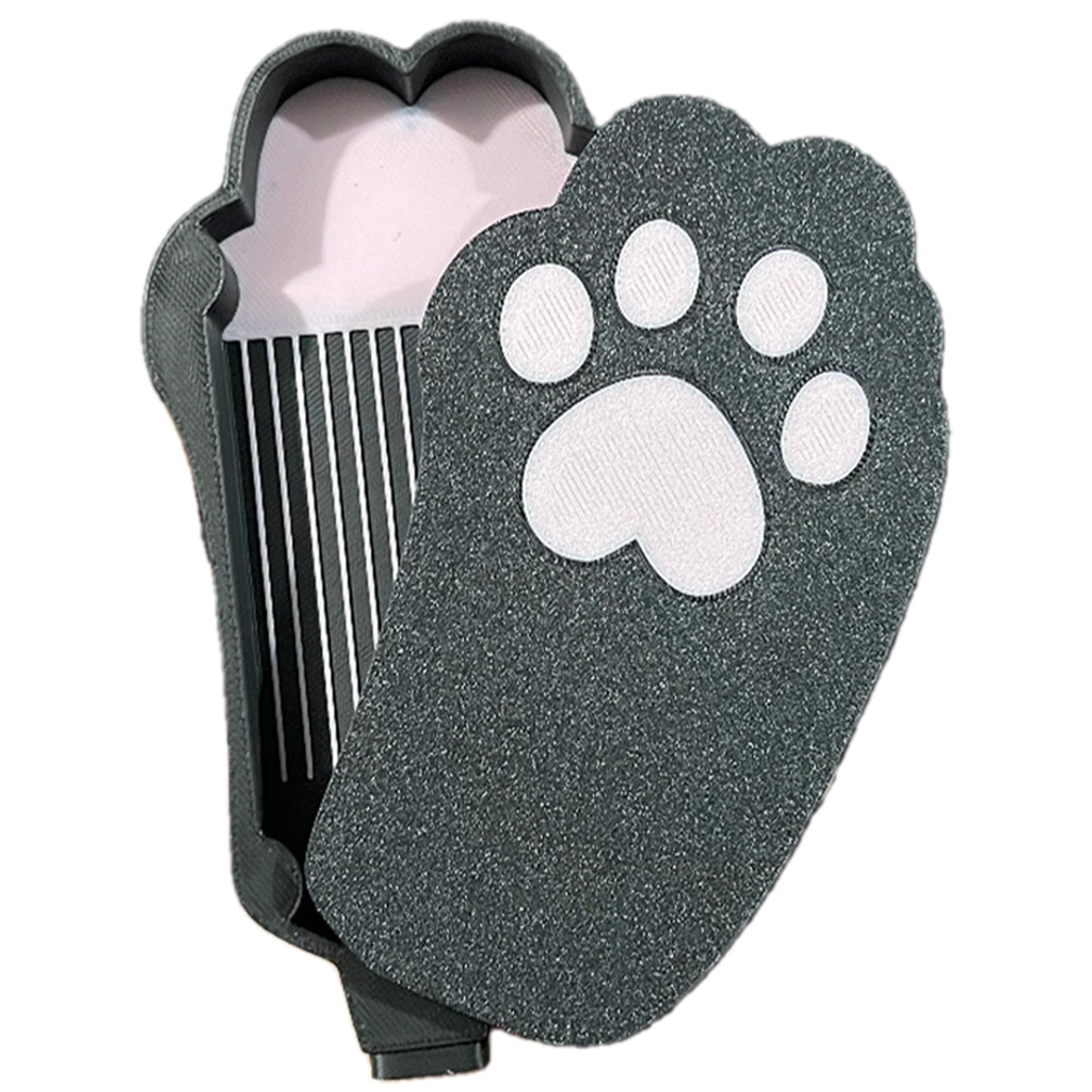 Diamond Painting Tray Organizer with Magnetic Lid for DIY Crafts Beads (Black L)