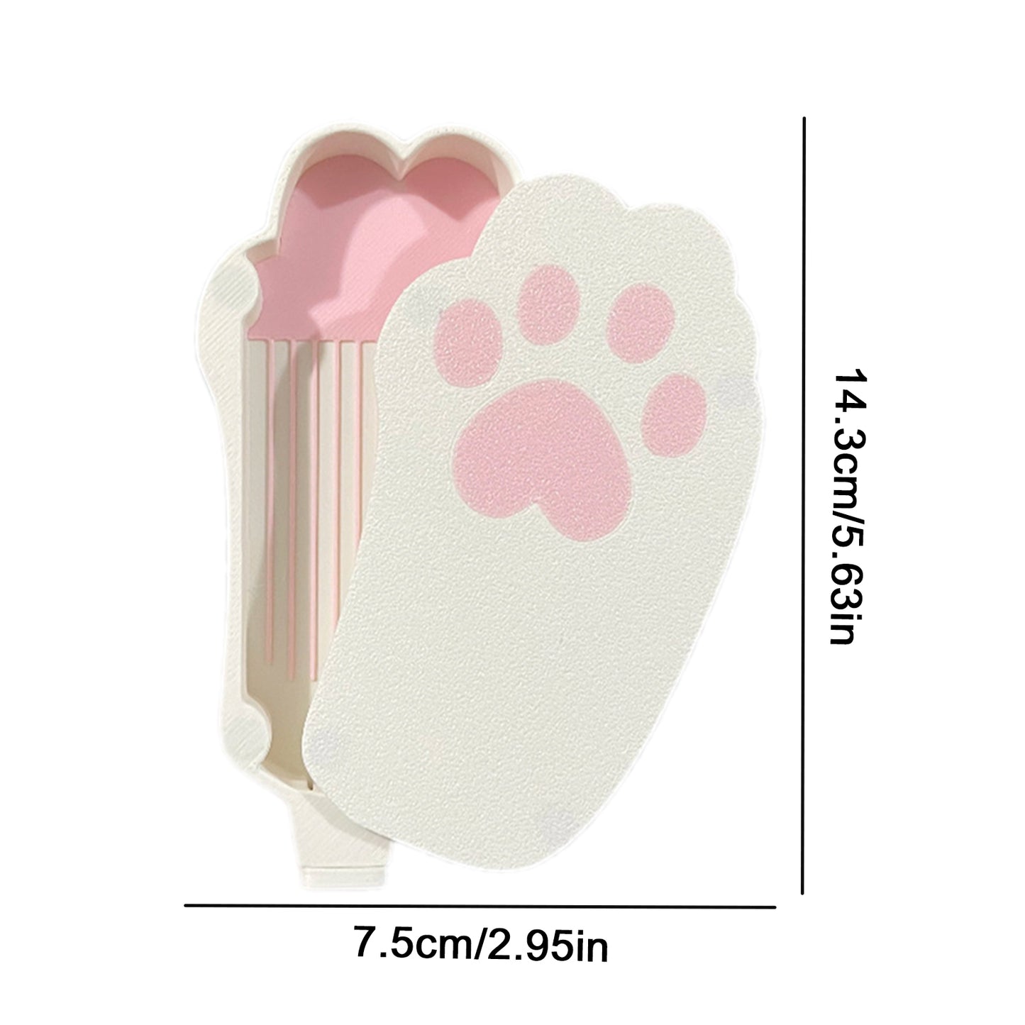 Diamond Painting Tray Organizer with Magnetic Lid for DIY Craft(Pinkish-white L)