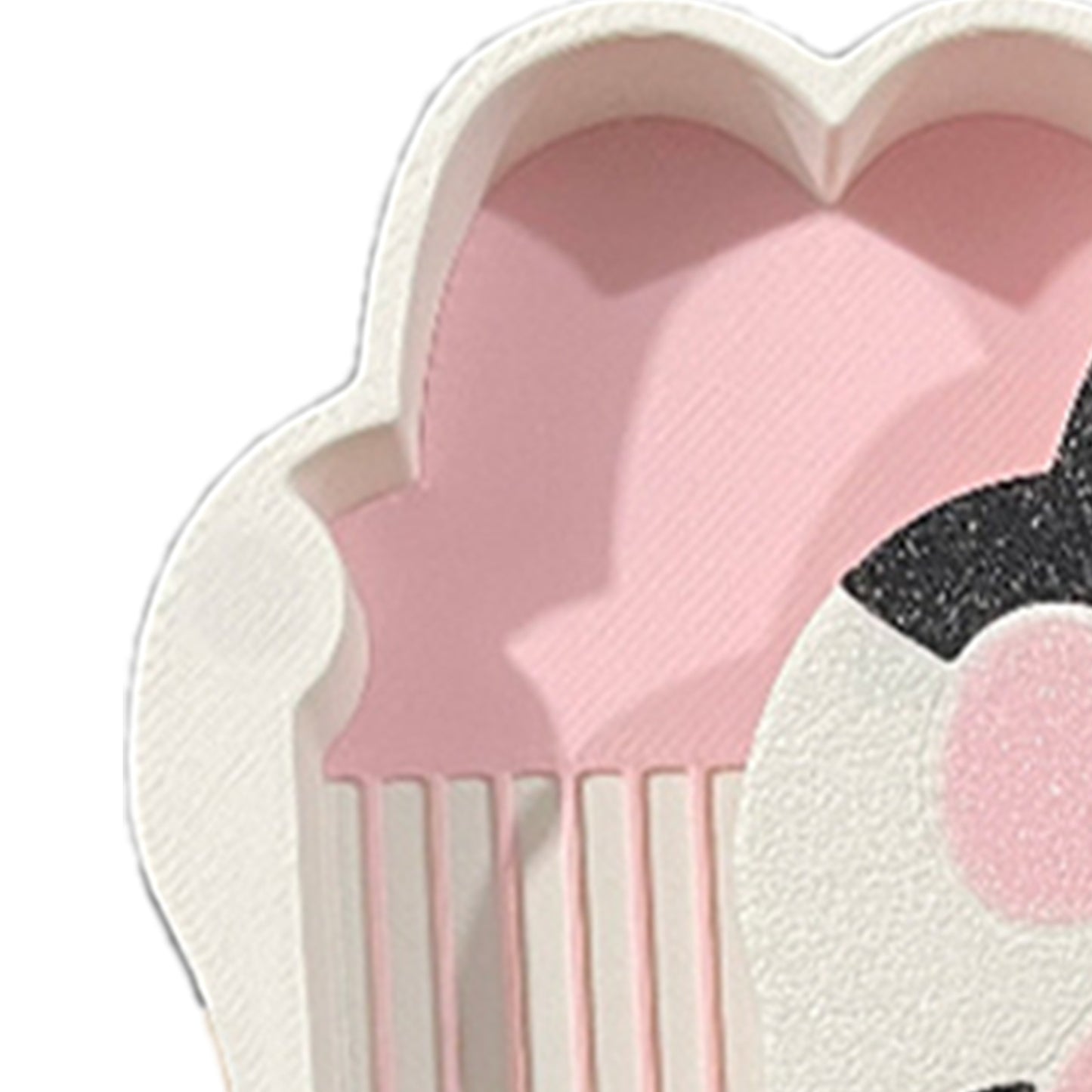 Diamond Painting Tray Organizer with Magnetic Lid for DIY Crafts(White-black L)