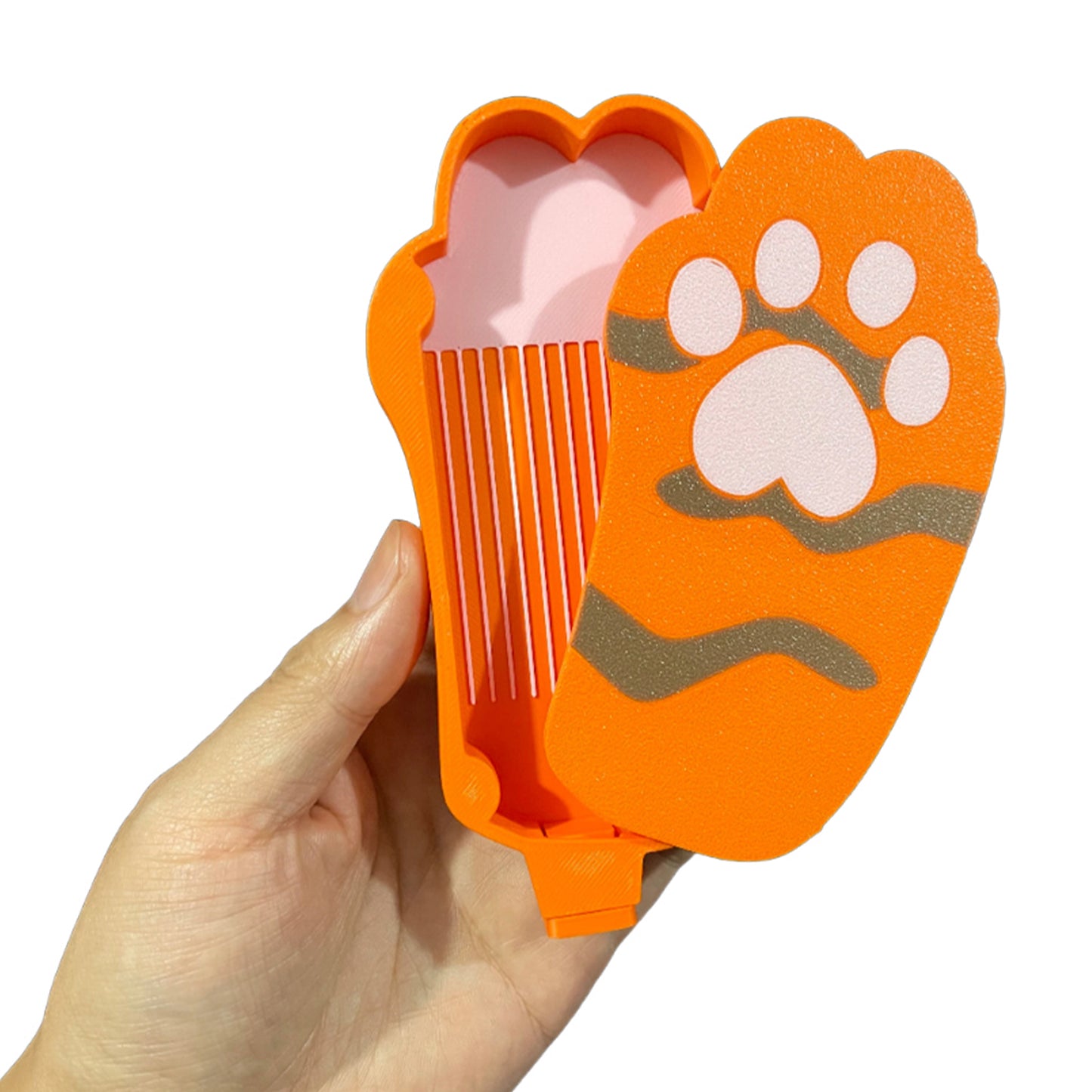 Diamond Painting Tray Organizer with Magnetic Lid for DIY Crafts Beads (Brown S)