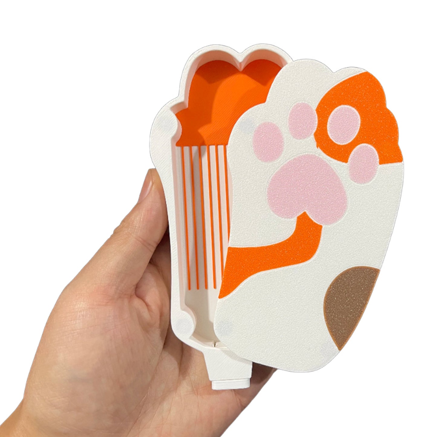 Diamond Painting Tray Organizer with Magnetic Lid for DIY Craft(White-yellow S)