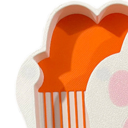 Diamond Painting Tray Organizer with Magnetic Lid for DIY Craft(White-yellow S)