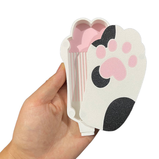 Diamond Painting Tray Organizer with Magnetic Lid for DIY Craft(White-black S)