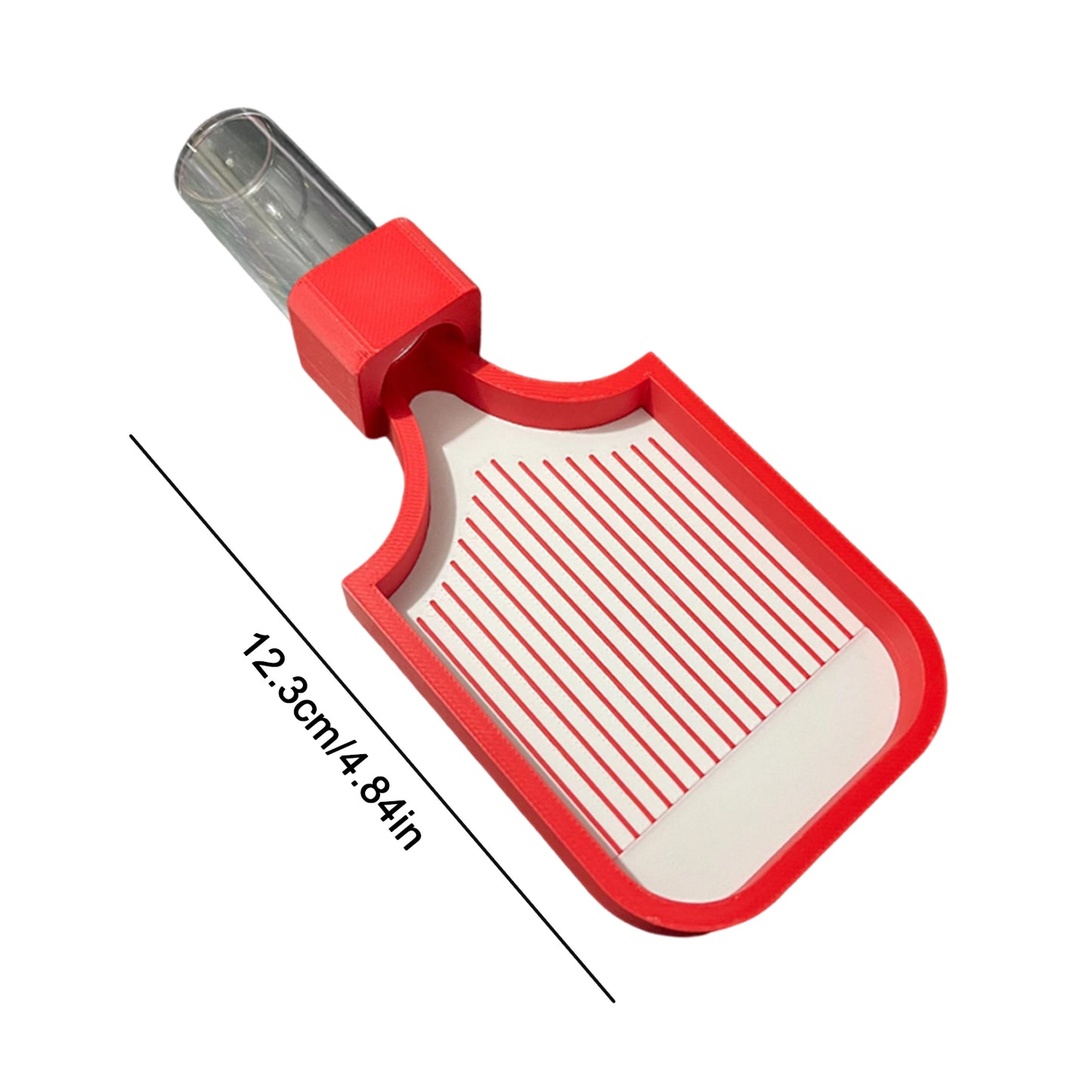 Diamond Art Painting Bead Sorting Tray with Jar for Diamond Art Beads (Red)