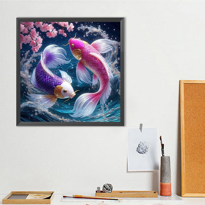 Pisces - Full Round Drill Diamond Painting 40*40CM