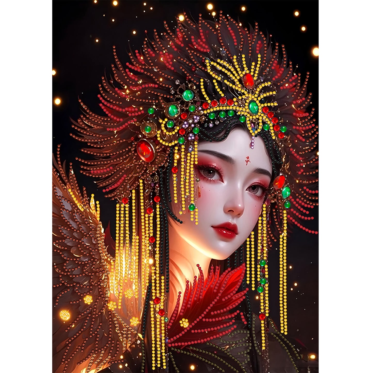 Beautiful Girl - Special Shaped Drill Diamond Painting 30*40CM