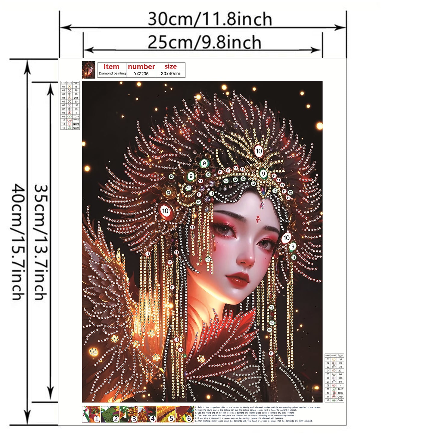 Beautiful Girl - Special Shaped Drill Diamond Painting 30*40CM