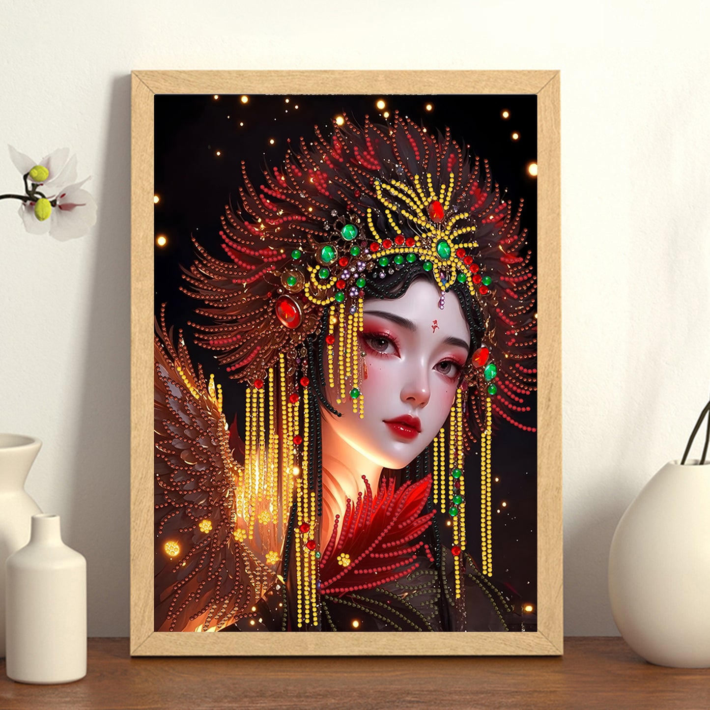 Beautiful Girl - Special Shaped Drill Diamond Painting 30*40CM