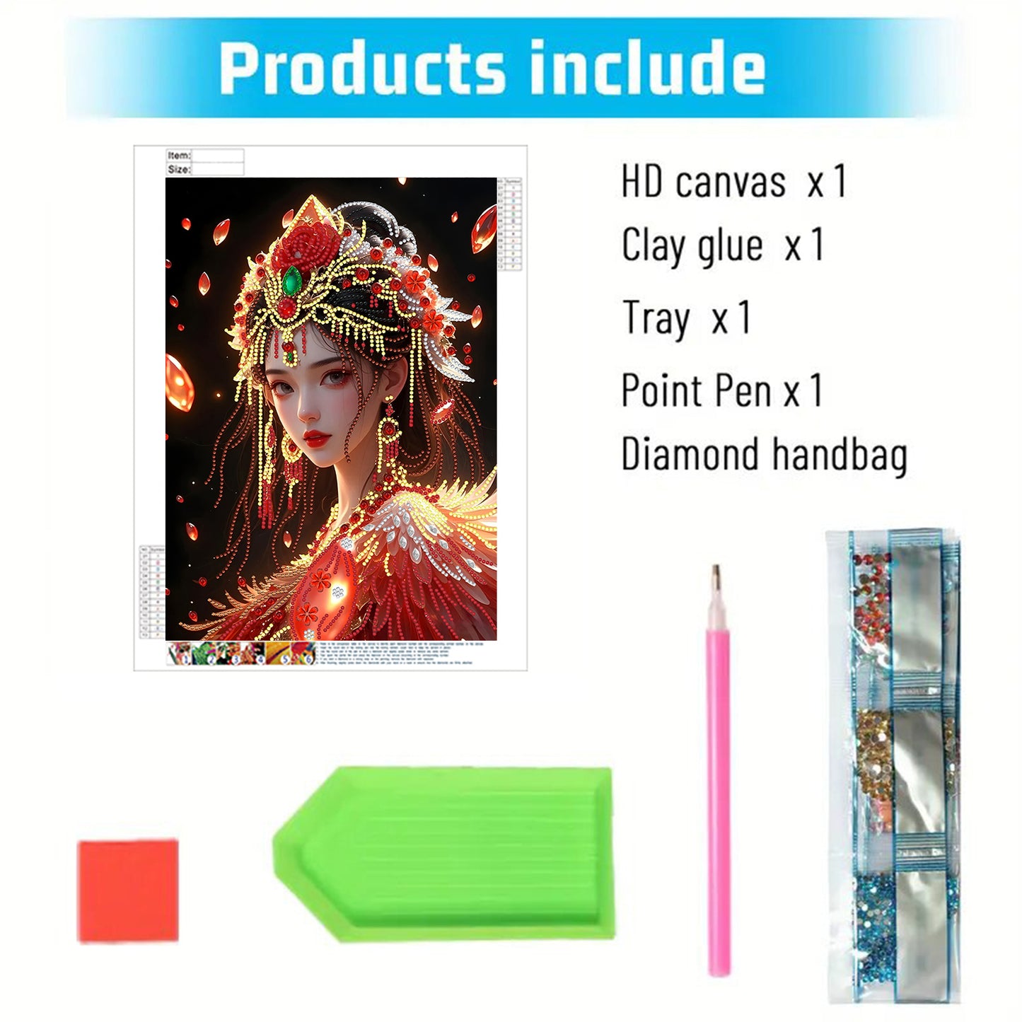 Beautiful Girl - Special Shaped Drill Diamond Painting 30*40CM