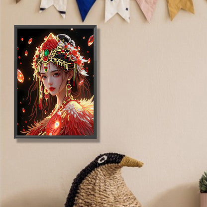 Beautiful Girl - Special Shaped Drill Diamond Painting 30*40CM