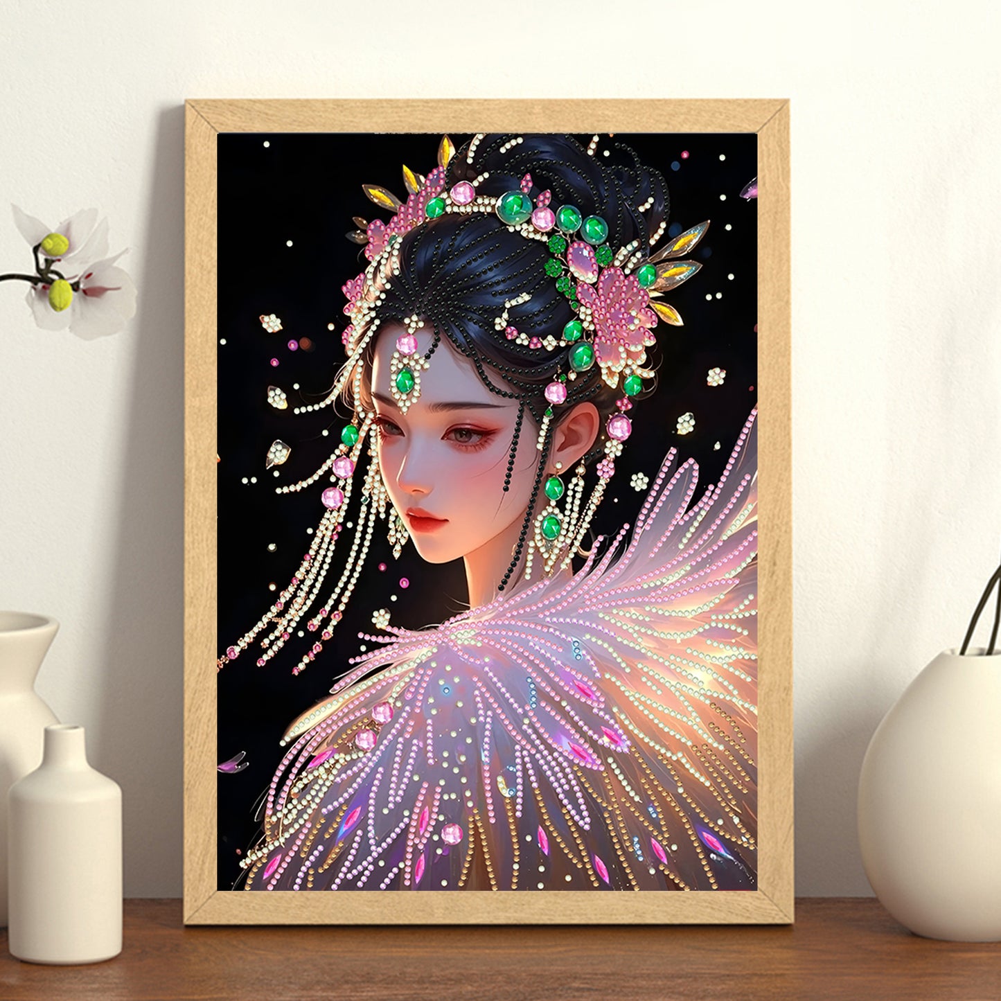 Beautiful Girl - Special Shaped Drill Diamond Painting 30*40CM