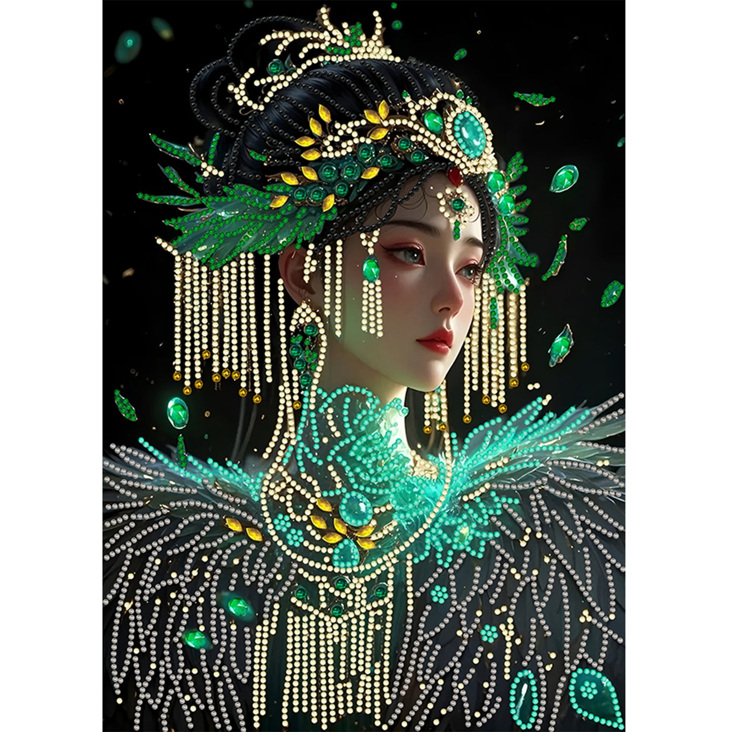 Beautiful Girl - Special Shaped Drill Diamond Painting 30*40CM