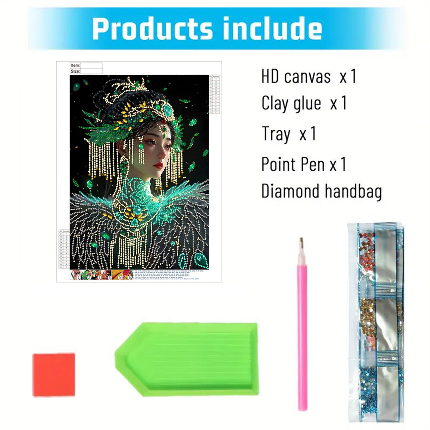 Beautiful Girl - Special Shaped Drill Diamond Painting 30*40CM