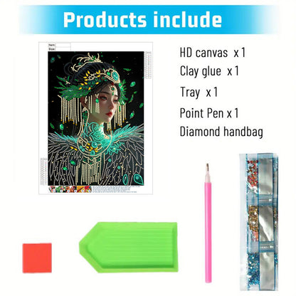 Beautiful Girl - Special Shaped Drill Diamond Painting 30*40CM