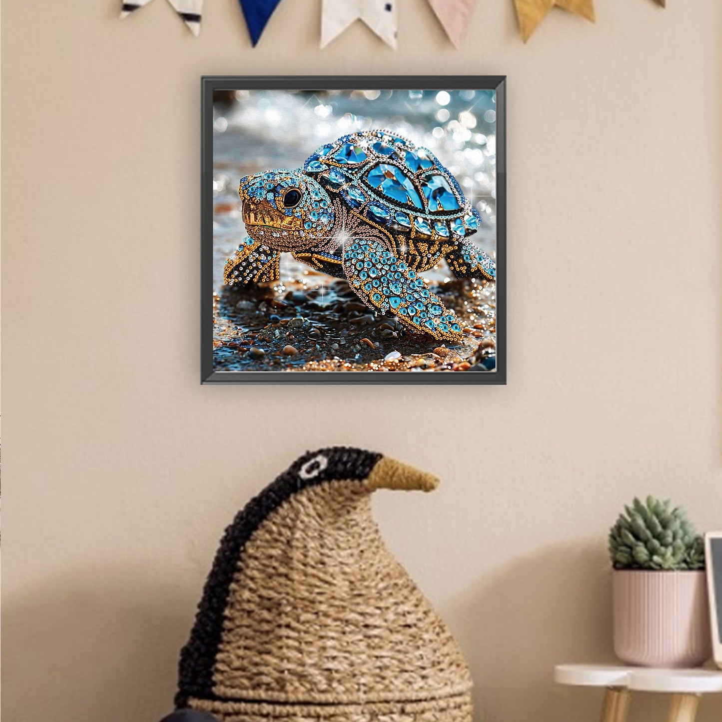 Sea Turtle - Special Shaped Drill Diamond Painting 30*30CM