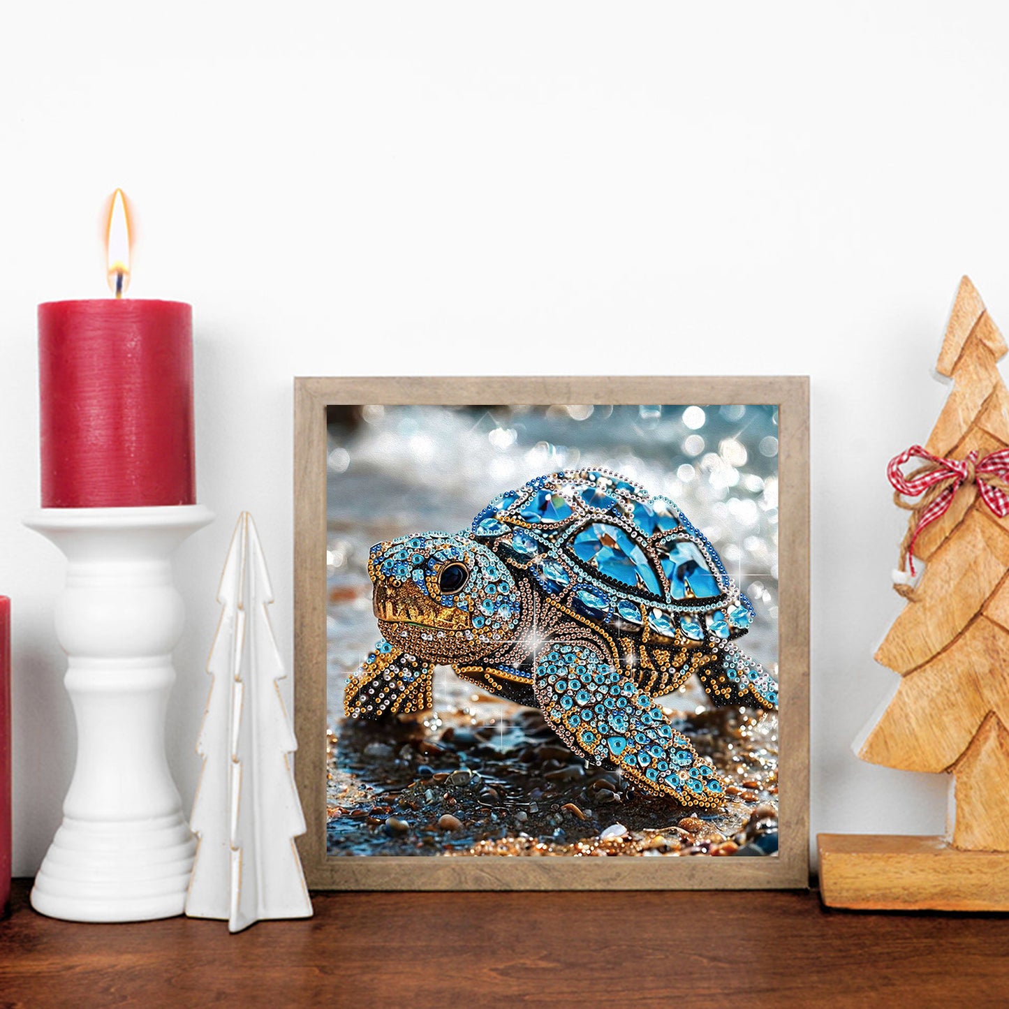 Sea Turtle - Special Shaped Drill Diamond Painting 30*30CM