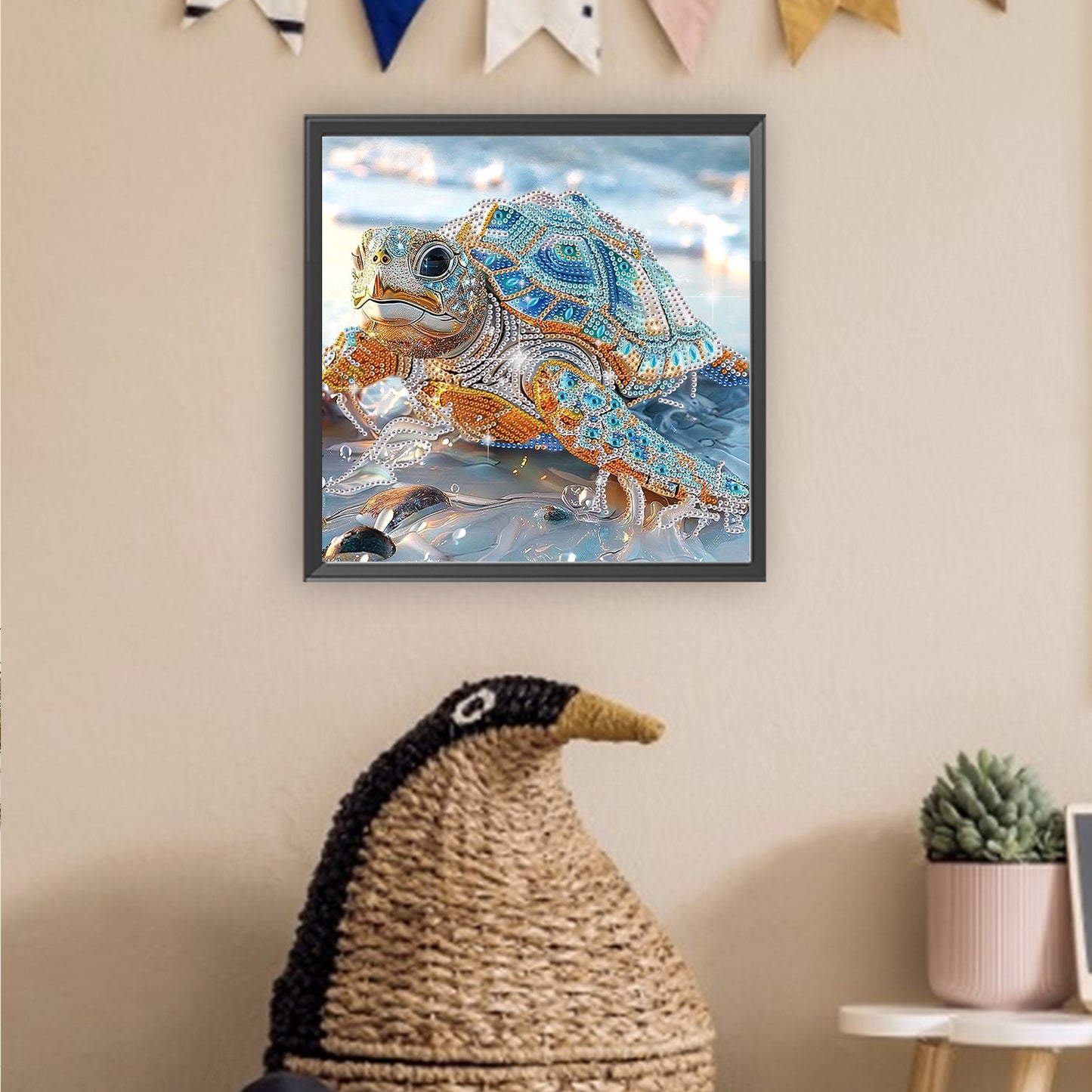 Sea Turtle - Special Shaped Drill Diamond Painting 30*30CM