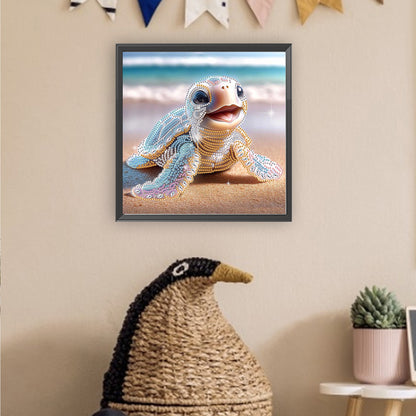 Sea Turtle - Special Shaped Drill Diamond Painting 30*30CM