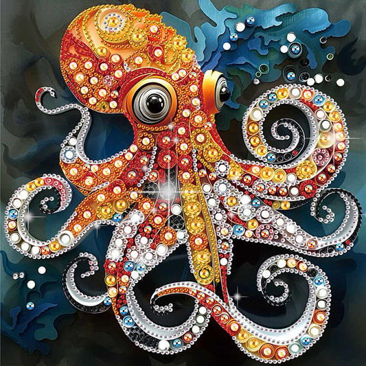 Octopus - Special Shaped Drill Diamond Painting 30*30CM