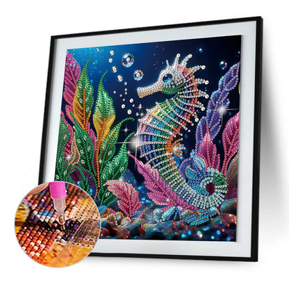 Seahorse - Special Shaped Drill Diamond Painting 30*30CM