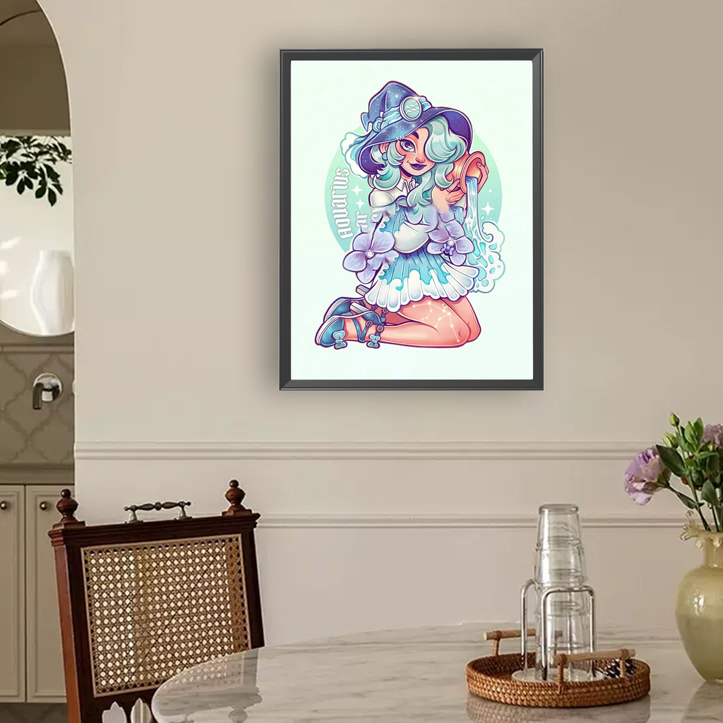 Witch - Full Round Drill Diamond Painting 30*40CM