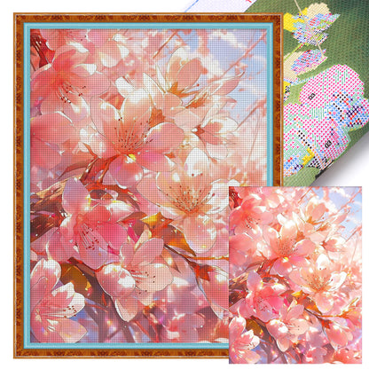 Peach Blossom - 9CT Stamped Cross Stitch 65*85CM(Jun He Brand)