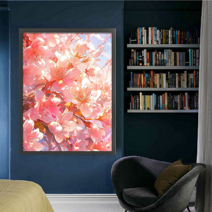 Peach Blossom - 9CT Stamped Cross Stitch 65*85CM(Jun He Brand)