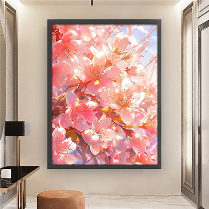 Peach Blossom - 9CT Stamped Cross Stitch 65*85CM(Jun He Brand)