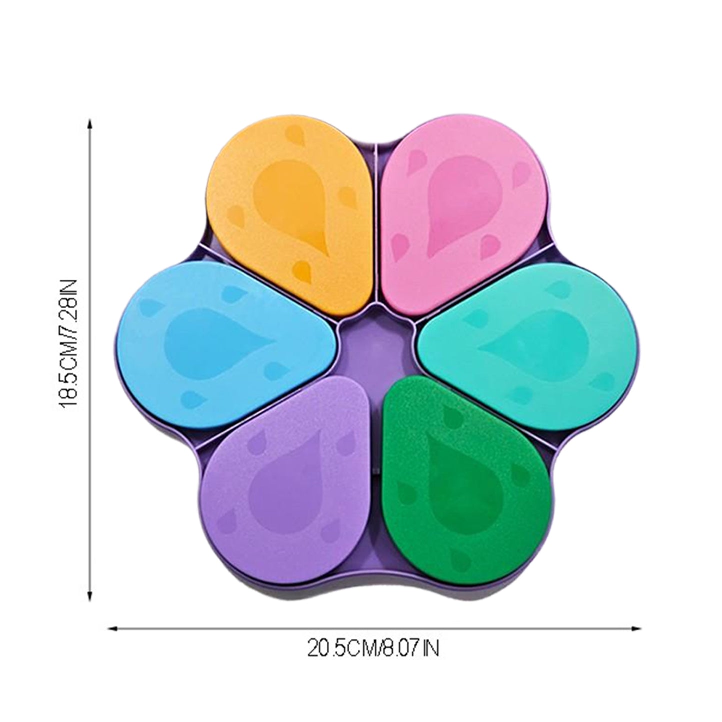 6PCS Diamond Art Trays Cat Paw Diamond Painting Organizer for DIY (Multicolor)