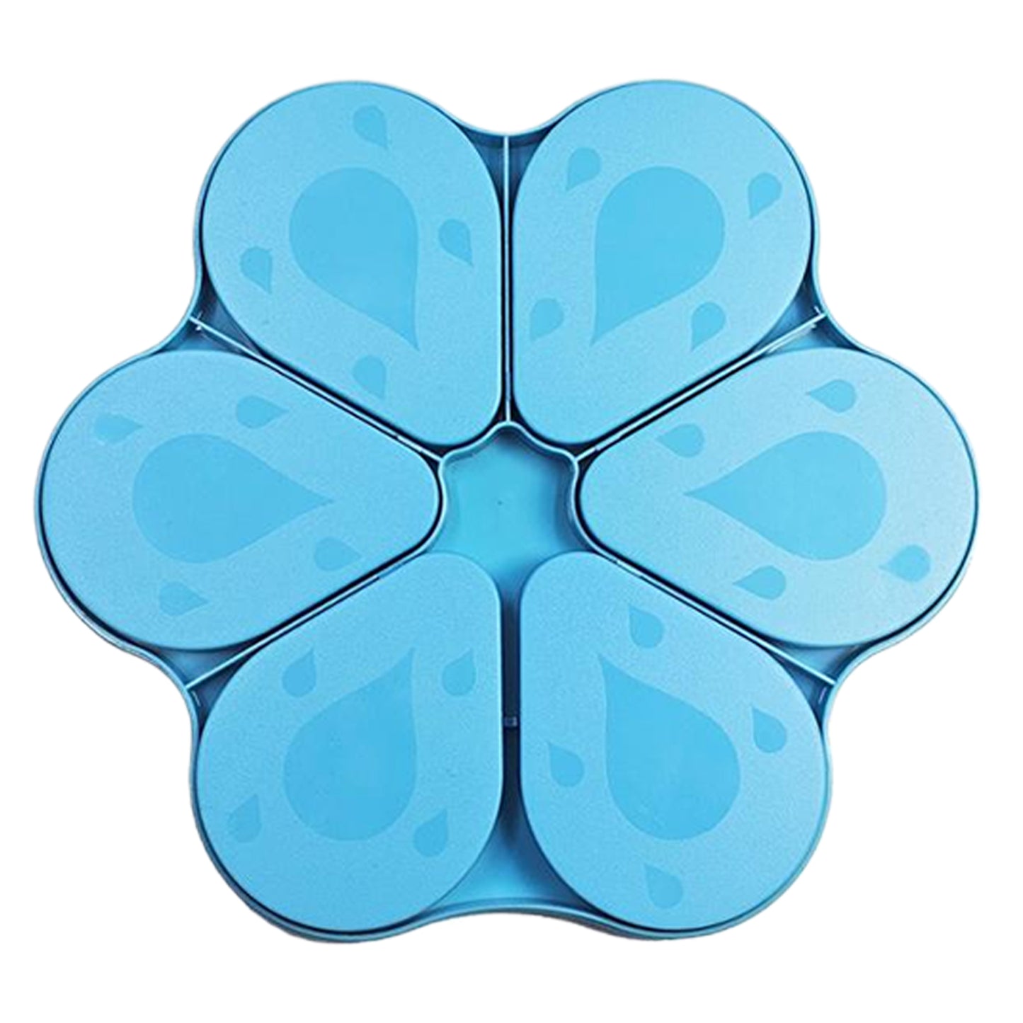 6PCS Diamond Art Trays Cat Paw Diamond Painting Organizer for DIY Crafts (Blue)