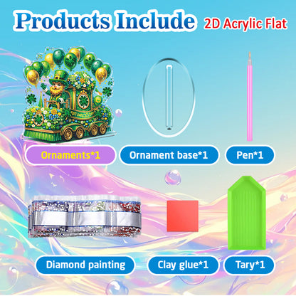 Dwarf DIY 2D Flat Acrylic Diamond Painting Art Tabletop Ornaments Kit Home Decor