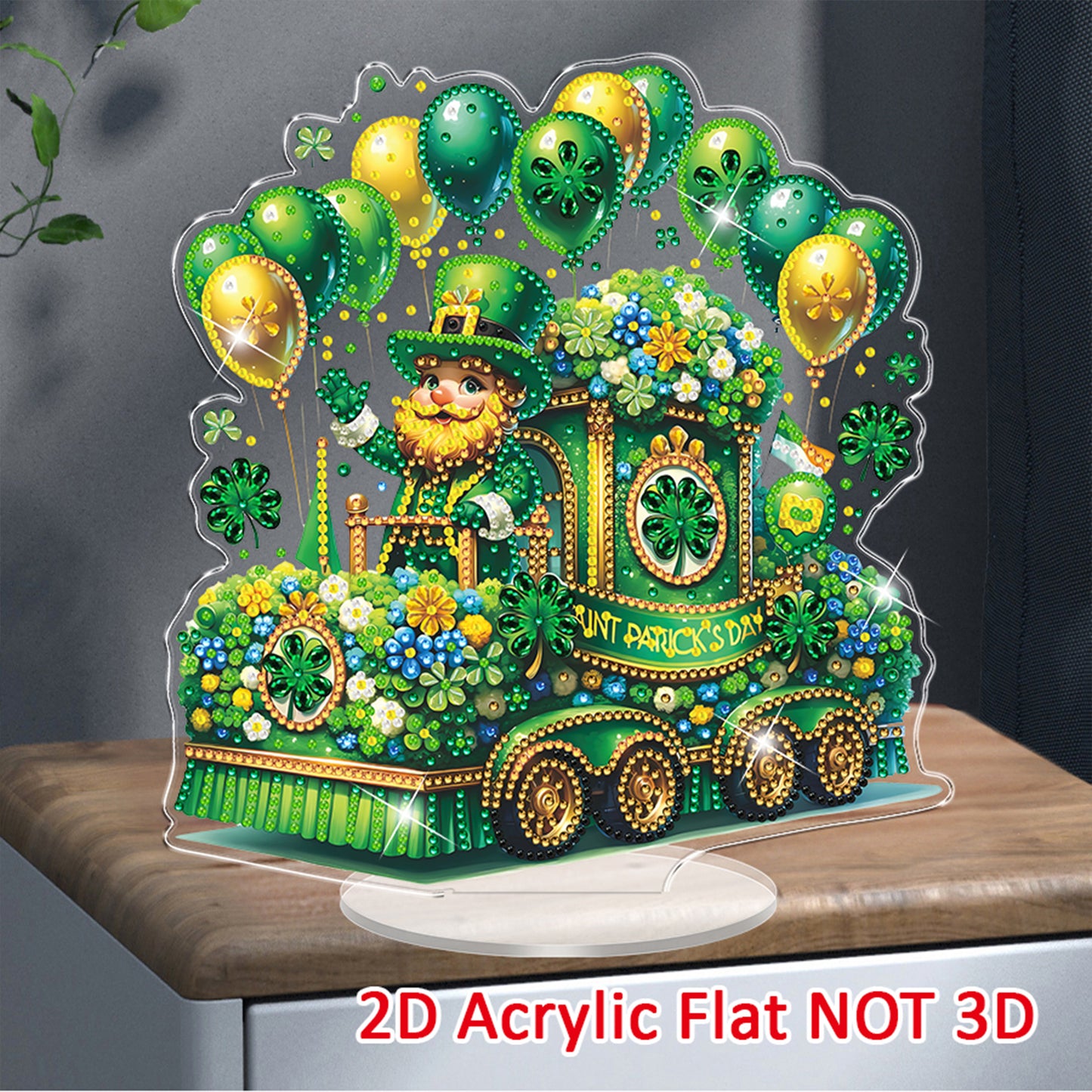 Dwarf DIY 2D Flat Acrylic Diamond Painting Art Tabletop Ornaments Kit Home Decor