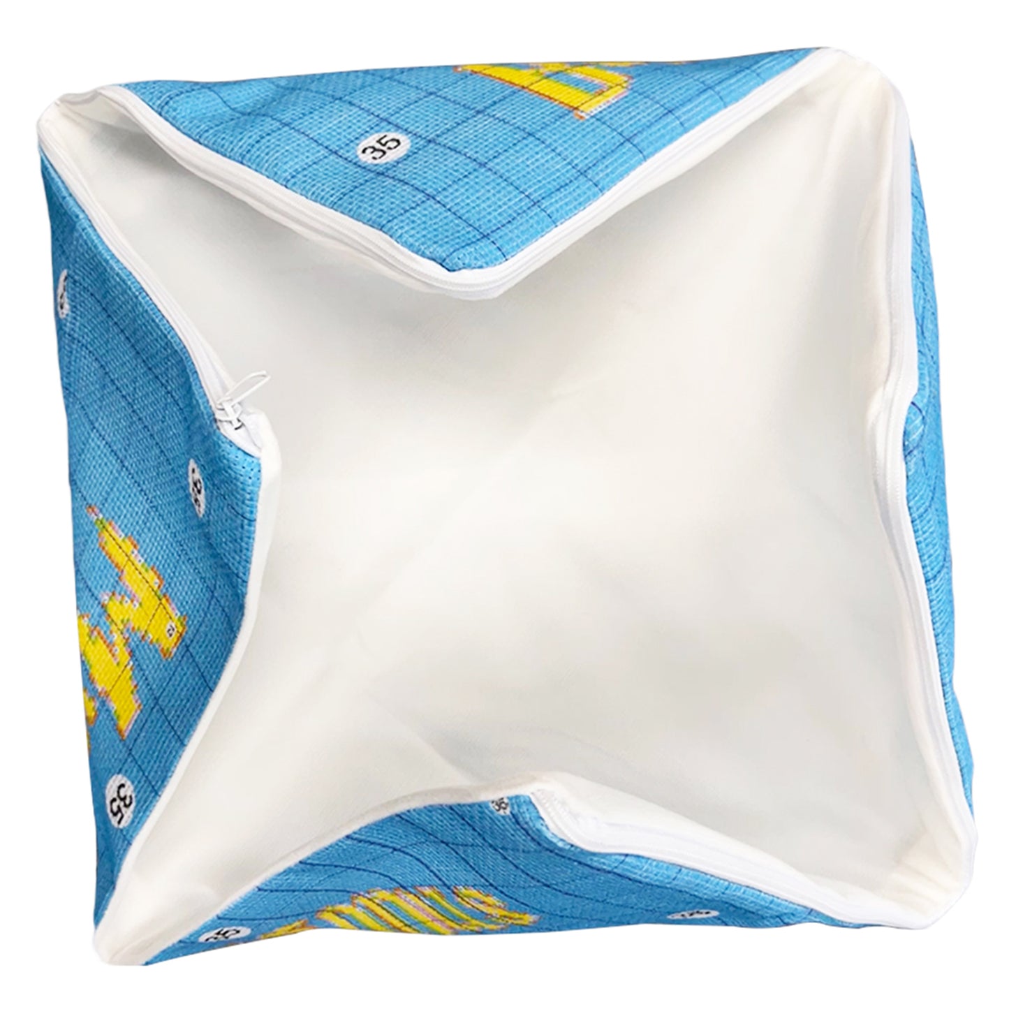 Cat 11CT DIY Stamped Cross Stitch Pillow Kit 45x45cm for Adults Home Decor (D)