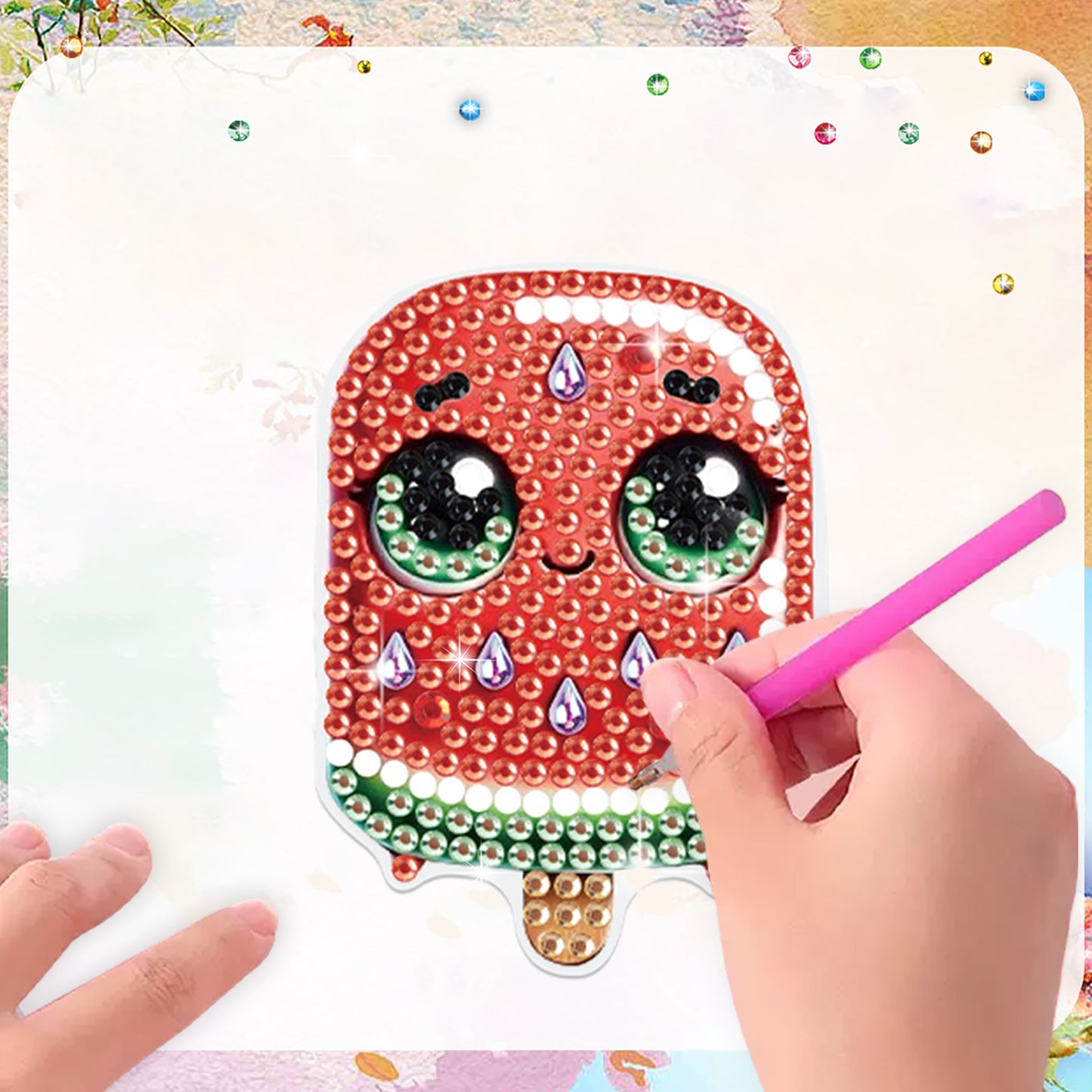 30Pcs Dessert Drink Diamond Art Magnets Refrigerator for Adults DIY Home Decor