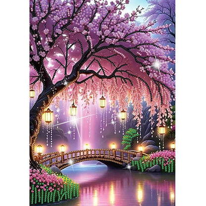 Lake Arch Bridge - Special Shaped Drill Diamond Painting 30*40CM