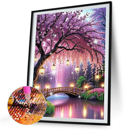 Lake Arch Bridge - Special Shaped Drill Diamond Painting 30*40CM