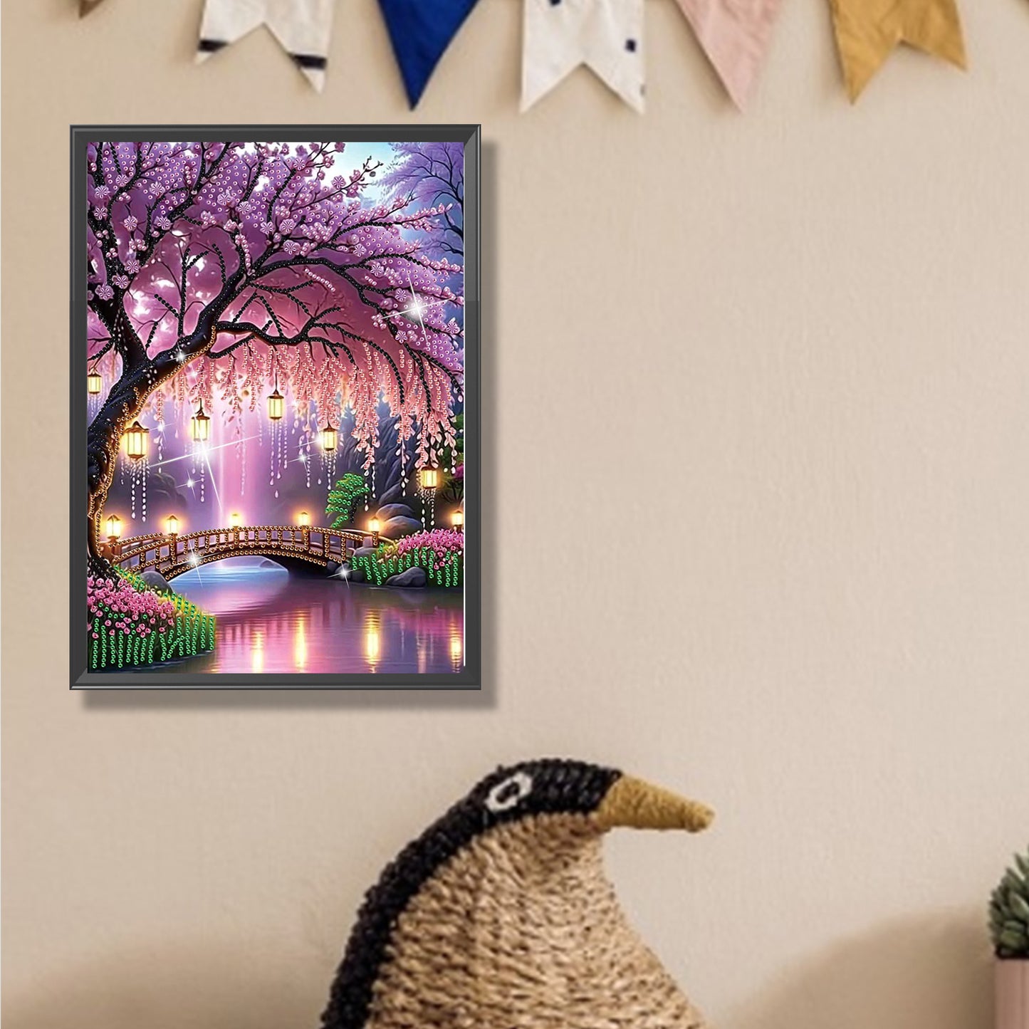 Lake Arch Bridge - Special Shaped Drill Diamond Painting 30*40CM