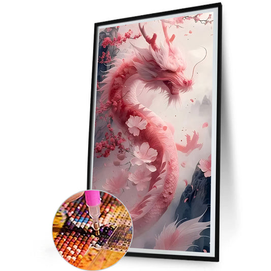 Dragon - Full Round Drill Diamond Painting 30*50CM