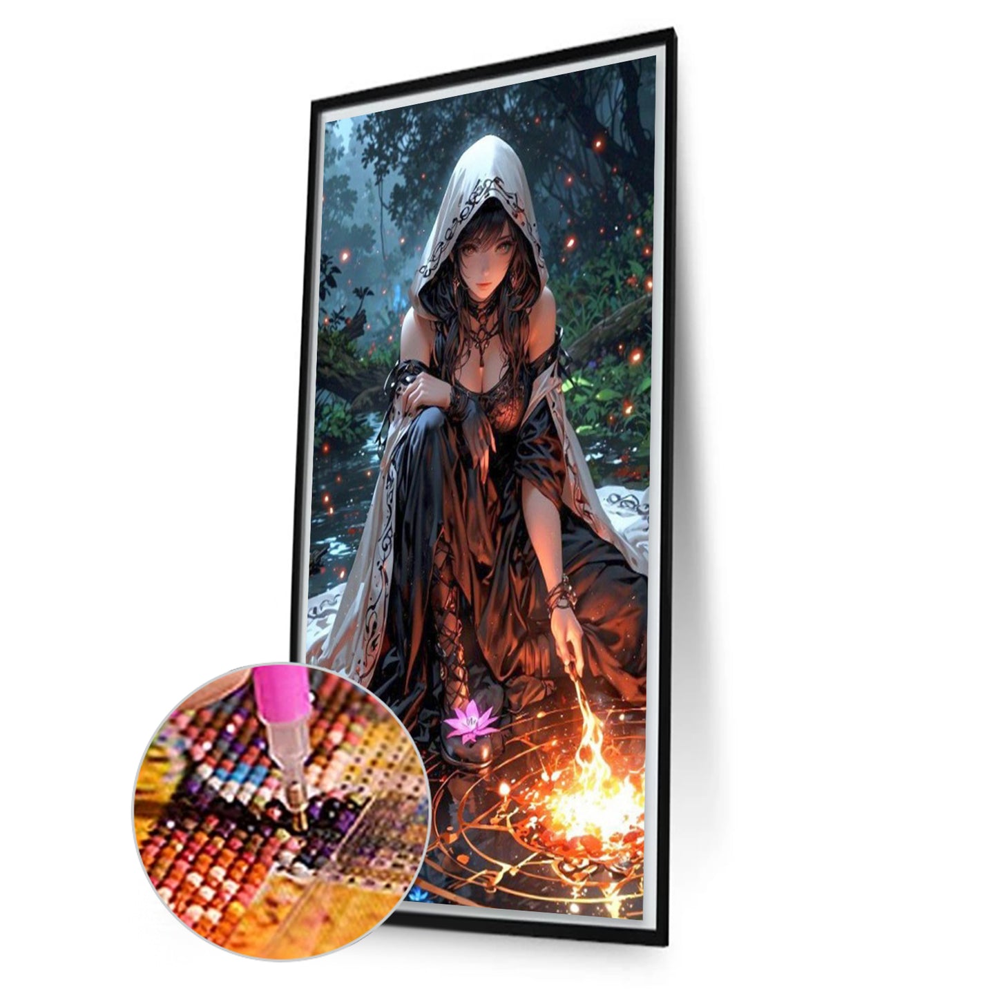 Fantasy Warrior Woman - Full Square Drill Diamond Painting 40*70CM