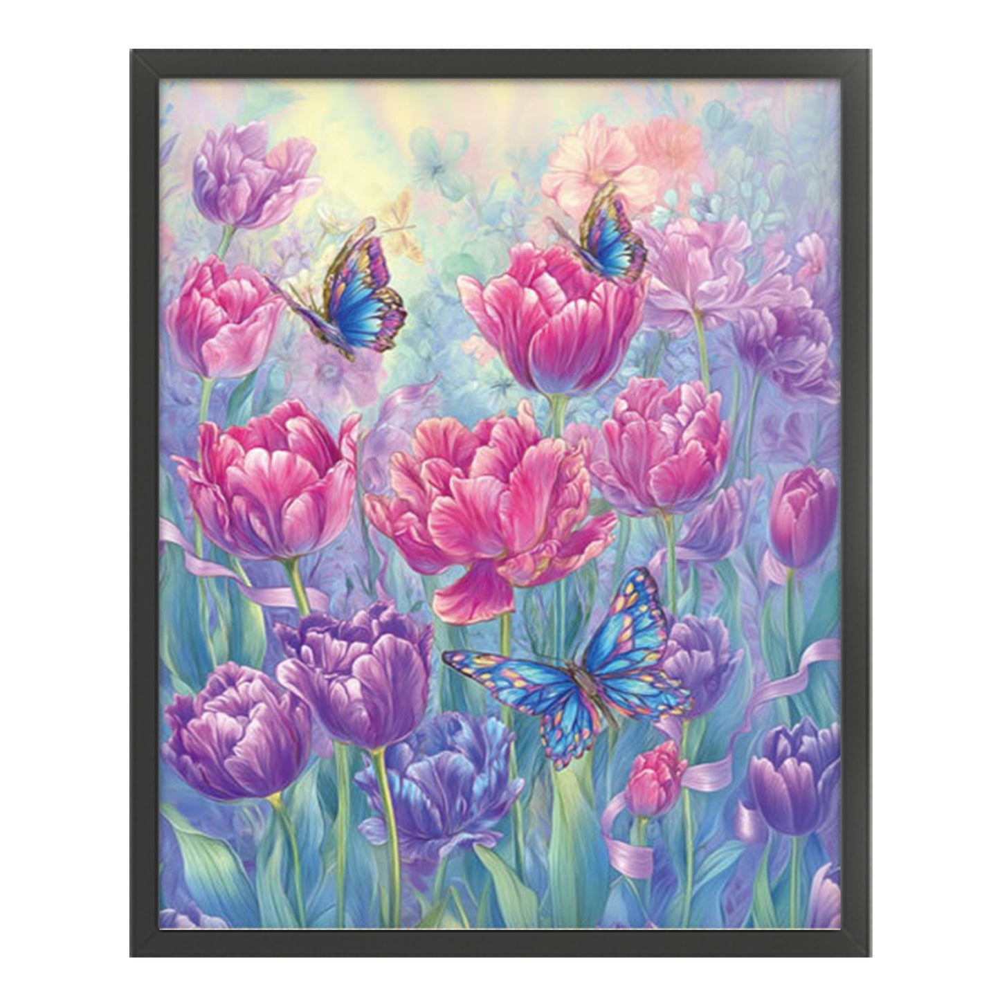 Tulip - 11CT Stamped Cross Stitch 52*65CM(Mona Lisa Brand)