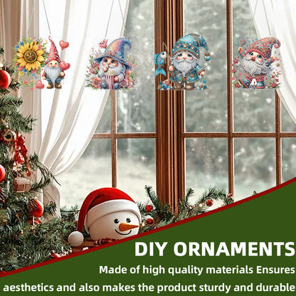 4pcs Goblin DIY 2D Flat Acrylic Diamond Painting Pendant Kit for Home Decor