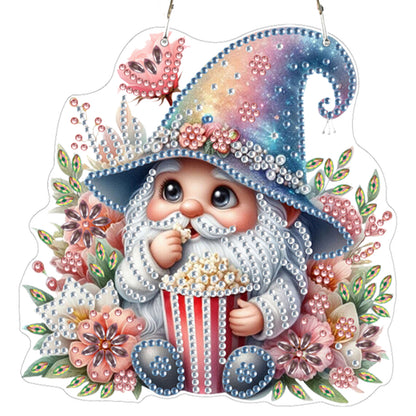 4pcs Goblin DIY 2D Flat Acrylic Diamond Painting Pendant Kit for Home Decor