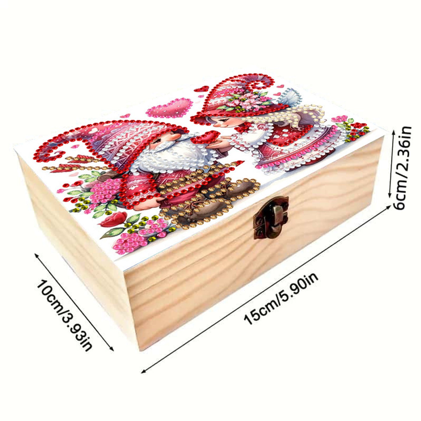 Goblin Love DIY Wooden 5D Diamond Art Diamond Art Storage Box for Adults Gifts